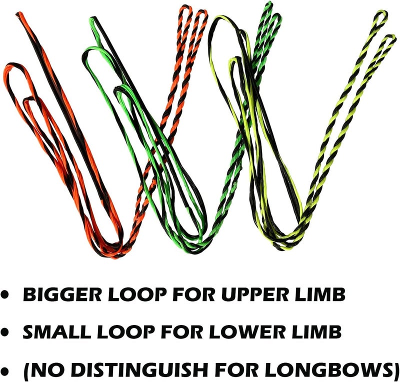 DEERACE D97 Handmade Flemish Twist Fast Flight Bow String Replacement Bowstring for Traditional Longbow Recurve Bow - Image 5